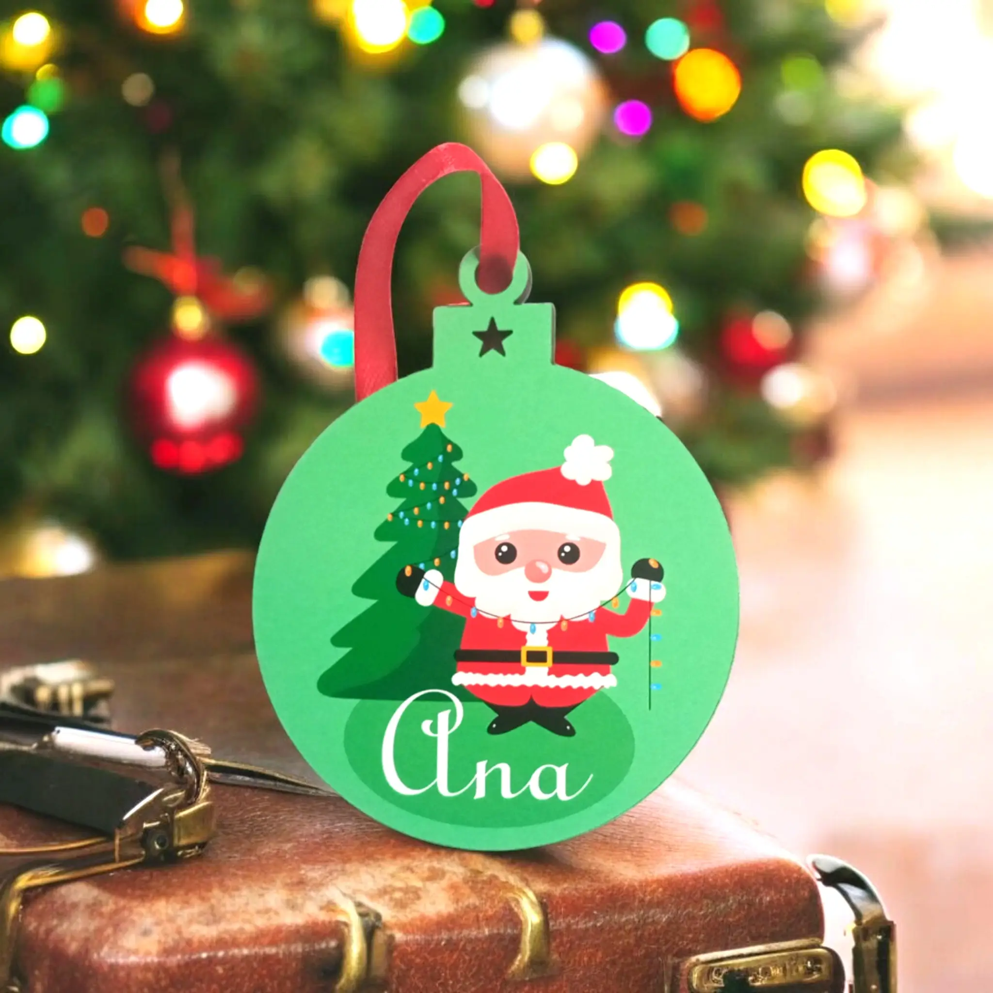 bola navidad papa noel