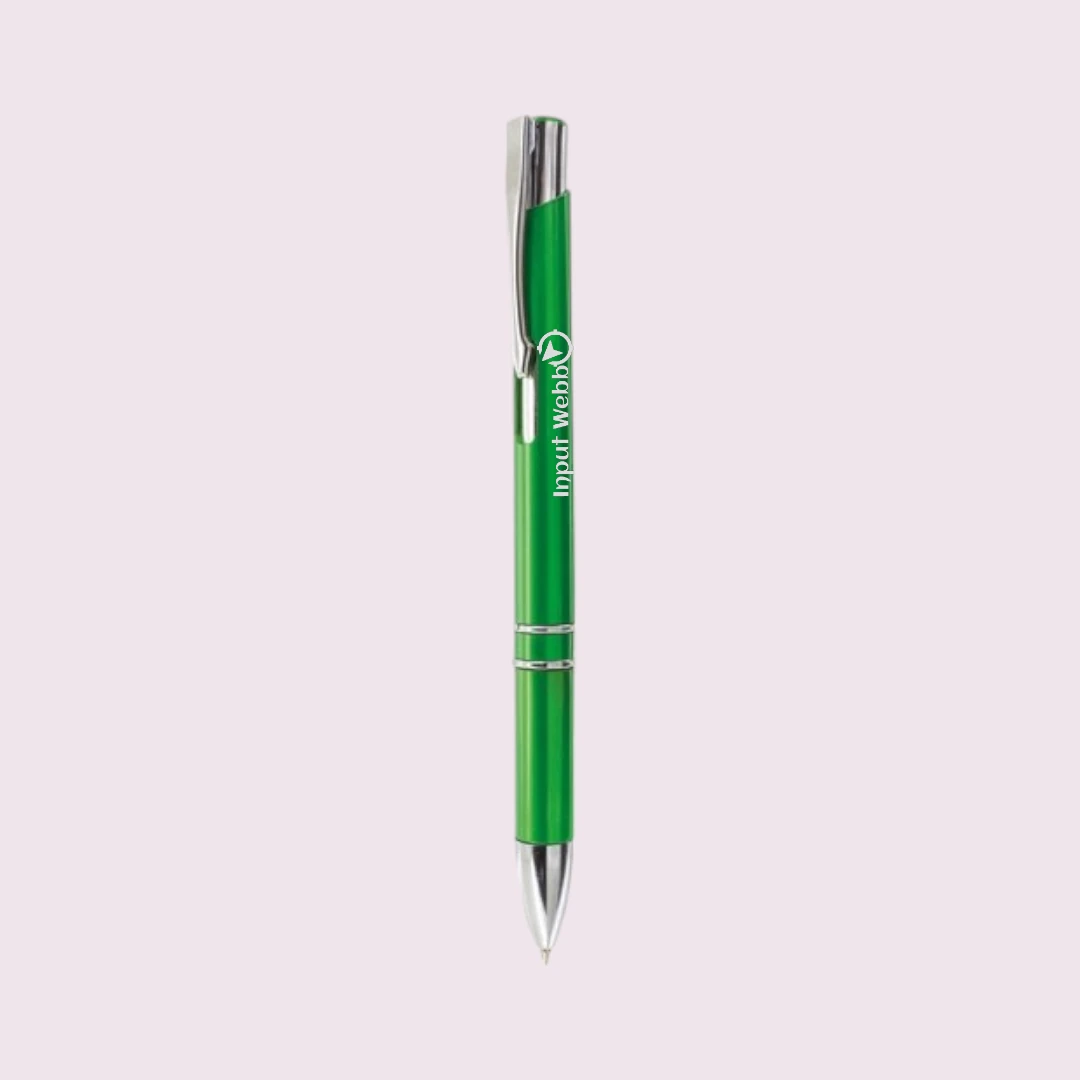 boligrafo metalico personalizado verde