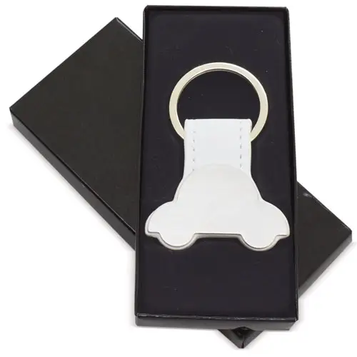 llavero con forma de coche caja